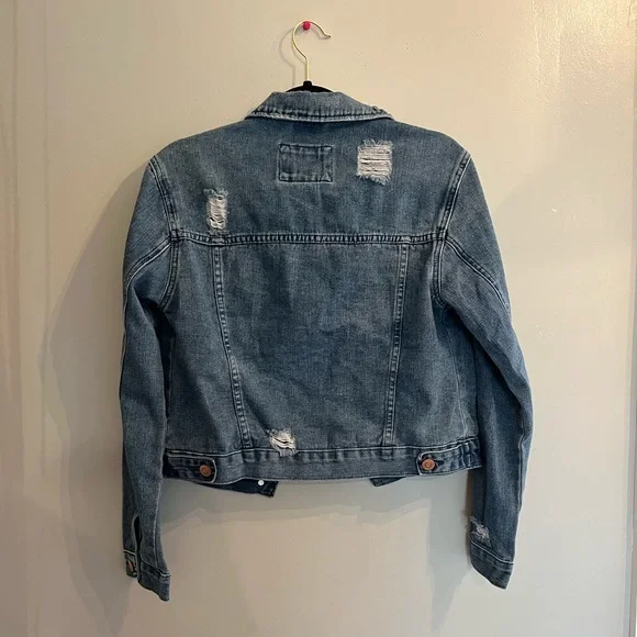 Forever 21 Distressed denim (jean) jacket - Picture 2 of 3